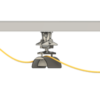 55-125-0 MODULAR SOLUTIONS DOOR PART<BR>FIXED POINT FOR CABLES